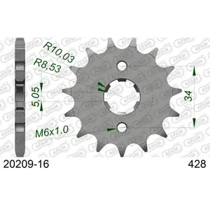 Πεταλιέρα Afam 428 16 dents image-0