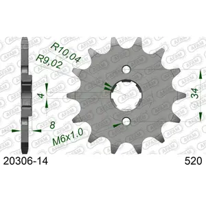 Πεταλιέρα Afam 520 14 dents image-0