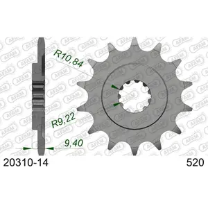 Πεταλιέρα Afam 520 14 dents image-0
