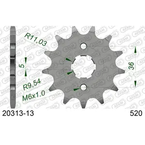Πεταλιέρα Afam 520 13 dents image-0
