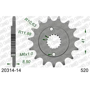Πεταλιέρα Afam 520 14 dents image-0
