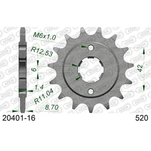 Πεταλιέρα Afam 520 16 dents image-0