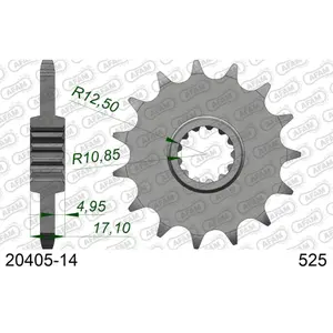 Πεταλιέρα Afam 525 14 dents image-0