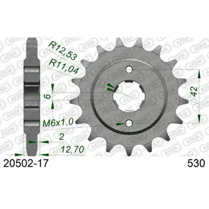 Πεταλιέρα Afam 530 17 dents image-0
