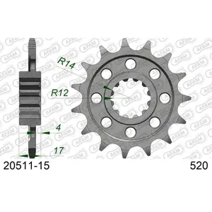 Πεταλιέρα Afam 520 15 dents image-0