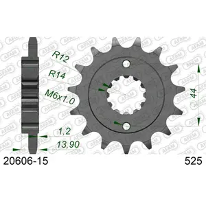 Πεταλιέρα Afam 525 15 dents image-0