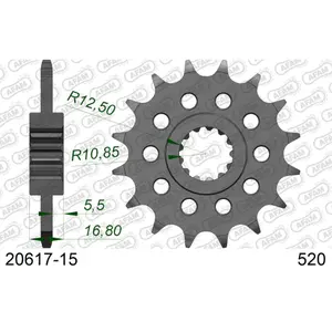 Sprocket Afam 520 15 dents image-0