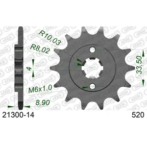Πεταλιέρα Afam 520 14 dents image-0