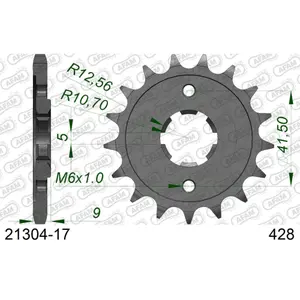 Πεταλιέρα Afam 428 17 dents image-0