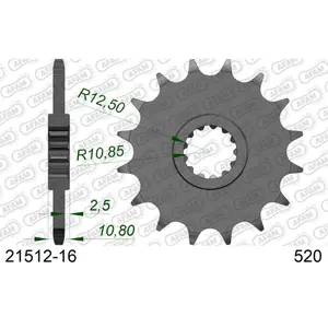 Πεταλιέρα Afam 520 16 dents image-0
