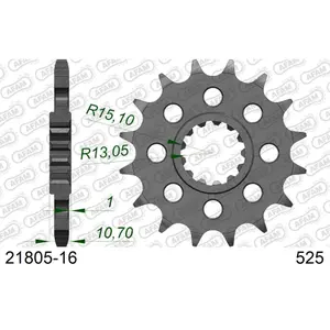Sprocket Afam 525 16 dents image-0
