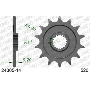 Πεταλιέρα Afam 520 14 dents image-0