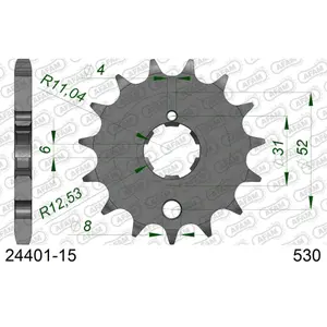 Πεταλιέρα Afam 530 15 dents image-0