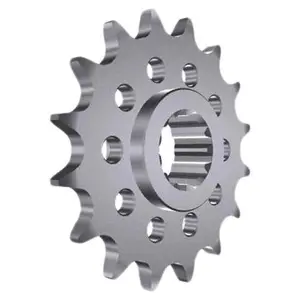 Motorcycle sprocket with front rubber noise reducer Afam 520 16 dents image-0