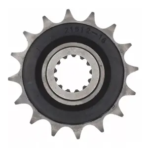 Motorcycle sprocket with front rubber noise reducer Afam 520 16 dents image-0