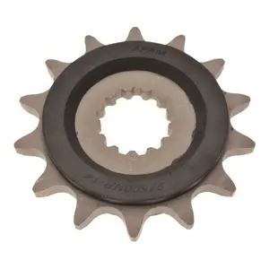 Motorcycle sprocket with front rubber noise reducer Afam 520 14 dents image-0