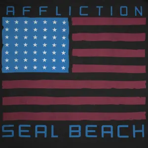 T-shirt Affliction Blue Death image-2