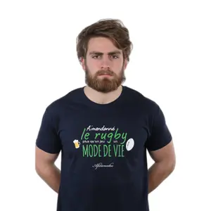 T-shirt Aficionados Mode De Vie image-0