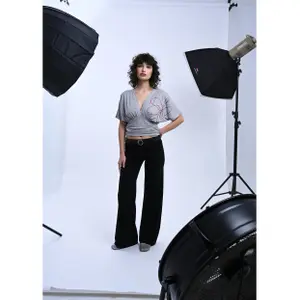 T-Shirt mit japanischen Ärmeln für Damen Agosto Studio Break image-1