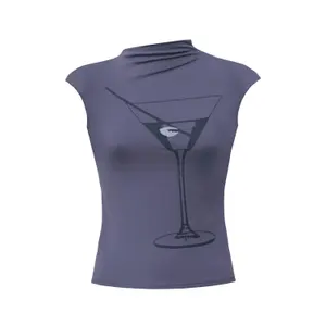 Asymmetrisches Tanktop, Damen Agosto Studio Cocktail Tini image-1