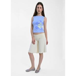 Pantalon 3/4 femme Agosto Studio Violet image-2