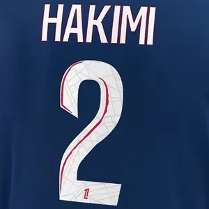 Flocking home PSG Ligue 1 HAKIMI #2 2024/25 image-0