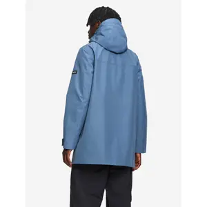 Long 2-layer parka with hood Aigle Gore-Tex T-Kit image-4
