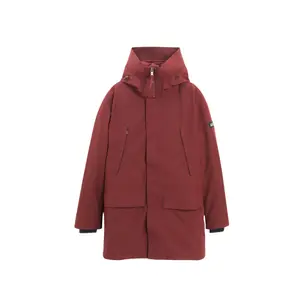 Long Hooded Parka with Down and Feather Padding Aigle Gore-Tex image-0