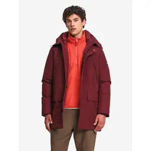 Long Hooded Parka with Down and Feather Padding Aigle Gore-Tex image-2