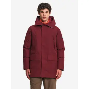 Long Hooded Parka with Down and Feather Padding Aigle Gore-Tex image-1