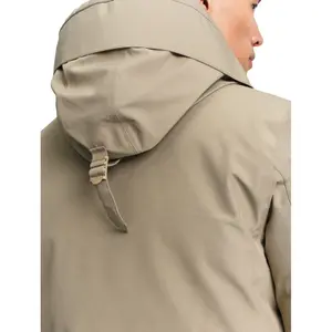 Long Hooded Parka with Down and Feather Padding Aigle Gore-Tex image-6