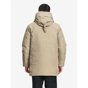 Long Hooded Parka with Down and Feather Padding Aigle Gore-Tex image-4