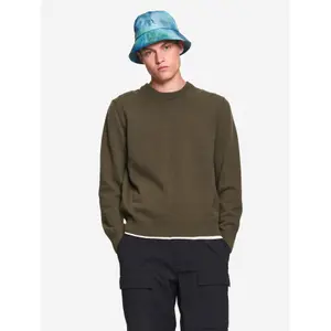 Round Neck Pullover in Mixed Wool Aigle image-1