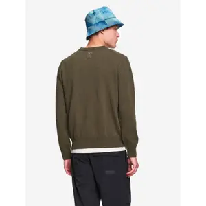 Round Neck Pullover in Mixed Wool Aigle image-4
