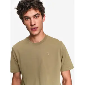 Mid-Weight T-Shirt with Bird Embroidery Aigle image-4