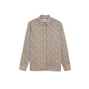 Chemise manches longues coton en tissu Liberty femme Aigle image-0