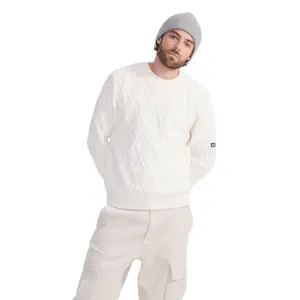 Camisola de gola redonda em malha canelada de grande espessura Aigle image-2