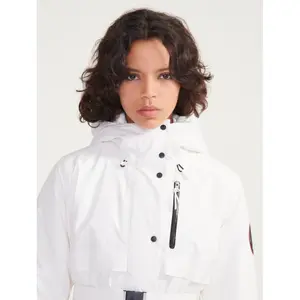 Parka de esquí midi con cinturilla y capucha para mujer Aigle Gore-Tex image-4
