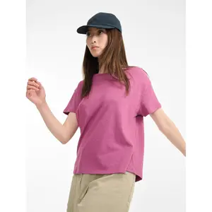 Γυναικείο T-shirt με στρογγυλή λαιμόκοψη από βαμβάκι και λινό Aigle image-1