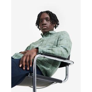 Chemise carreaux avec manches longues Aigle Oxford image-4