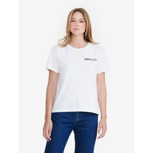 Damska koszulka z logo z okrągłym dekoltem Aigle image-1