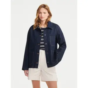Veste en jean mi-longue femme Aigle image-1