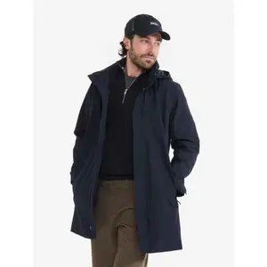 Long parka with retractable hood Aigle Gore-Tex image-1