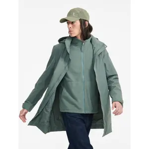 Long parka with retractable hood Aigle Gore-Tex image-1