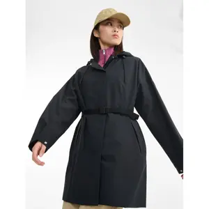 Belted waterproof coat for women Aigle MTD® image-1