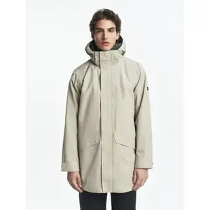 Long 2-layer parka with hood Aigle Gore-Tex image-1