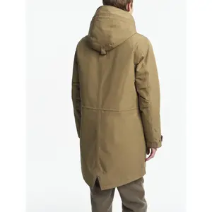 Fishtail parka with a sherpa-lined hood Aigle Gore-Tex image-2