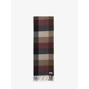 Fringed jacquard scarf Aigle image-0