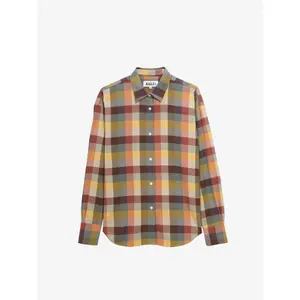 Camisa de cuadros de manga larga para mujer Aigle image-0
