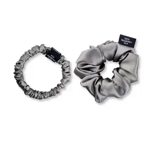 Set aus Pochette, Nachtmaske und Haargummis s und m aus Seide Frau Ailoria Travel Set Hair image-1